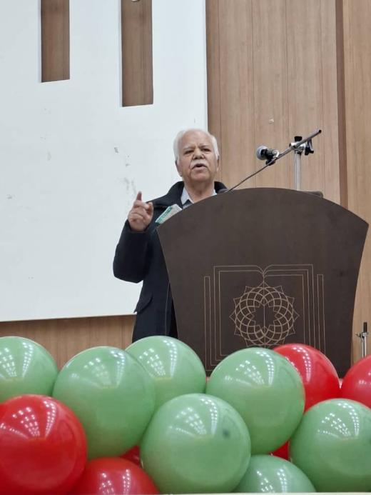 حضور  پروفسور ولی‌الله مظفریان در دانشکده کشاورزی و منابع طبیعی دانشگاه اردکان