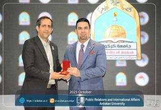 Honorable Participation of Ardakan University Faculty Member in the International Conference on Modern Technologies in Agricultural Products, Iraq
