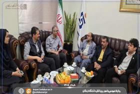 دیدار با مدیر کارخانه احیاء مستقیم شرکت آهن و فولاد غدیر ایرانیان